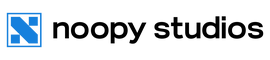 Noopy Studios logo white